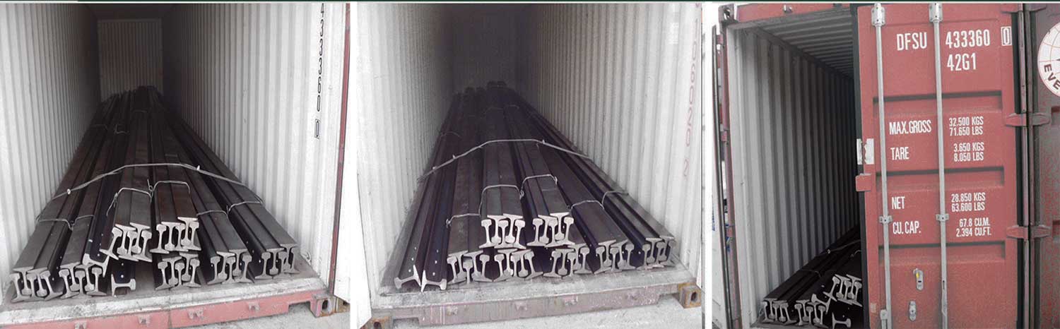 steel rail loading