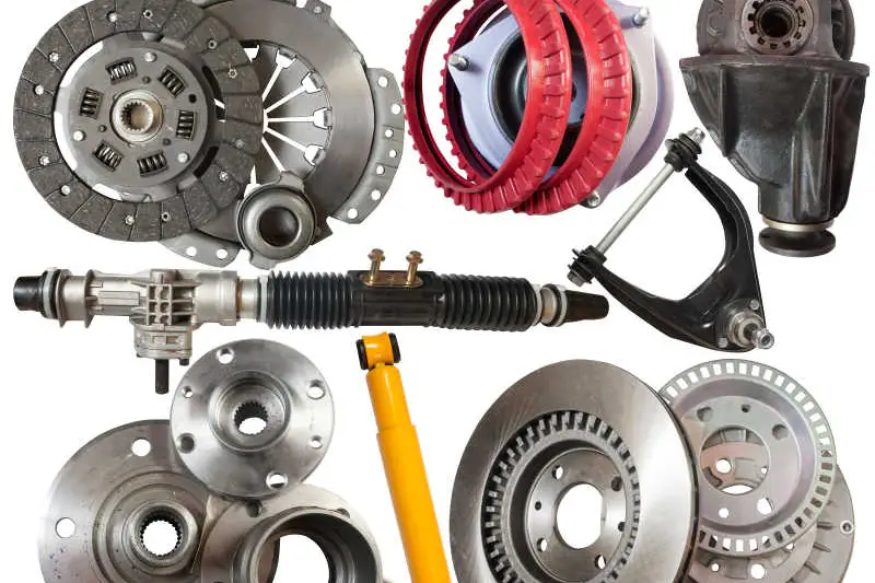 Cold drawn steel components used in automotive manufacturing, including axles and gears