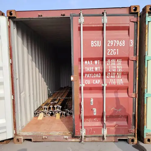 141lb rail container loading