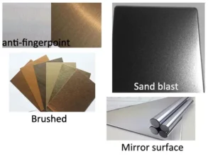 Stainless steel surface treatment process