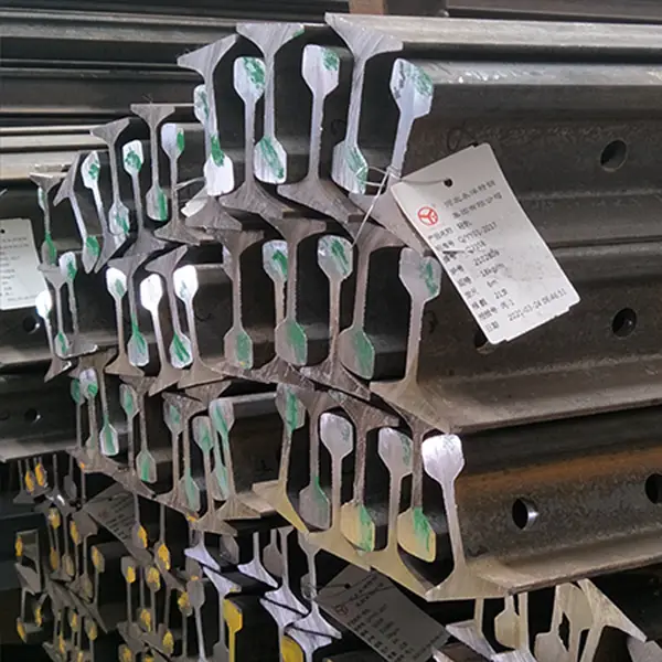 Labeled 22kg steel rails