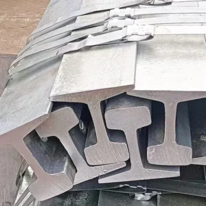 Stacked 136re Rail Sections