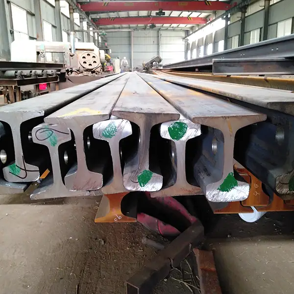 Steel bars stacked in bundles