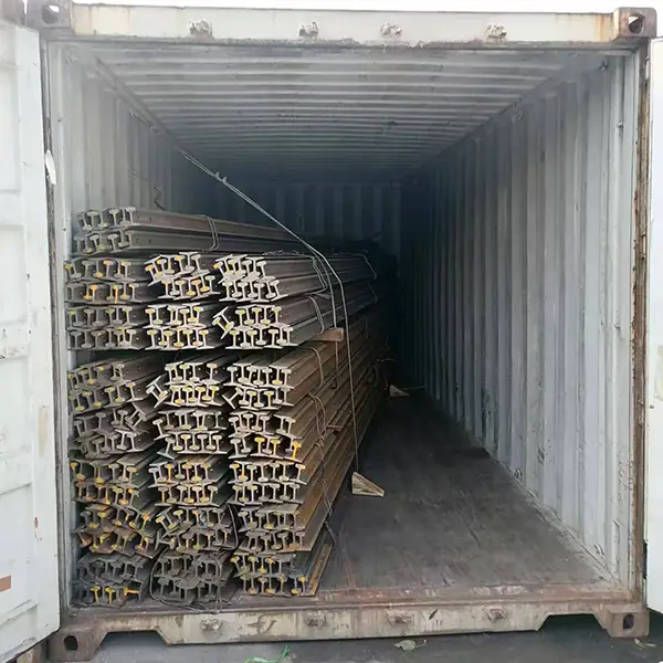 rail loading into container
