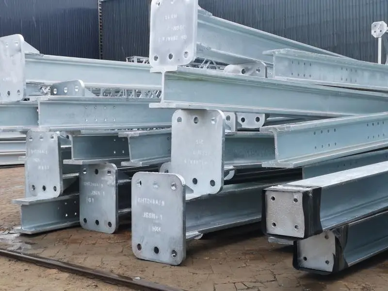Hot-Dip Galvanized H-Beam Steel Column