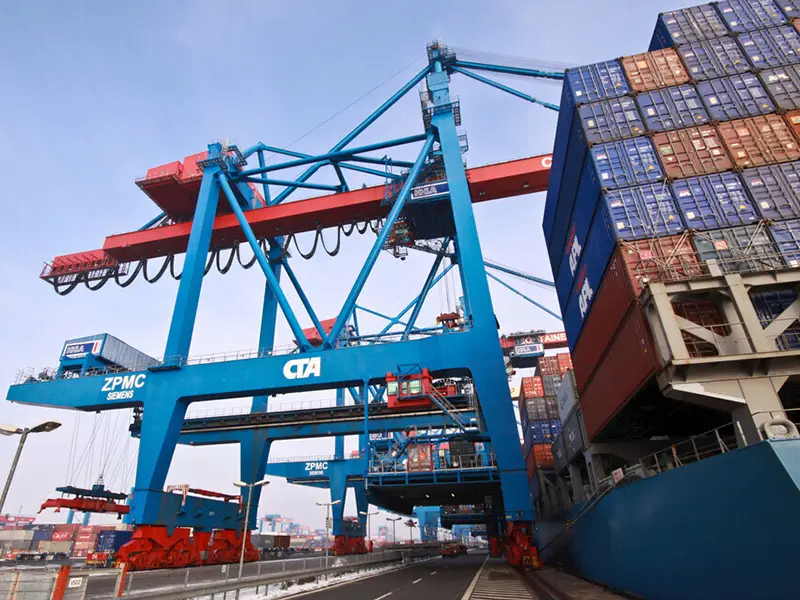 UIC54 rail for gantry crane runway at container port